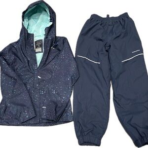 Paradox 2 piece fleece lined jacket and lined pants for children.